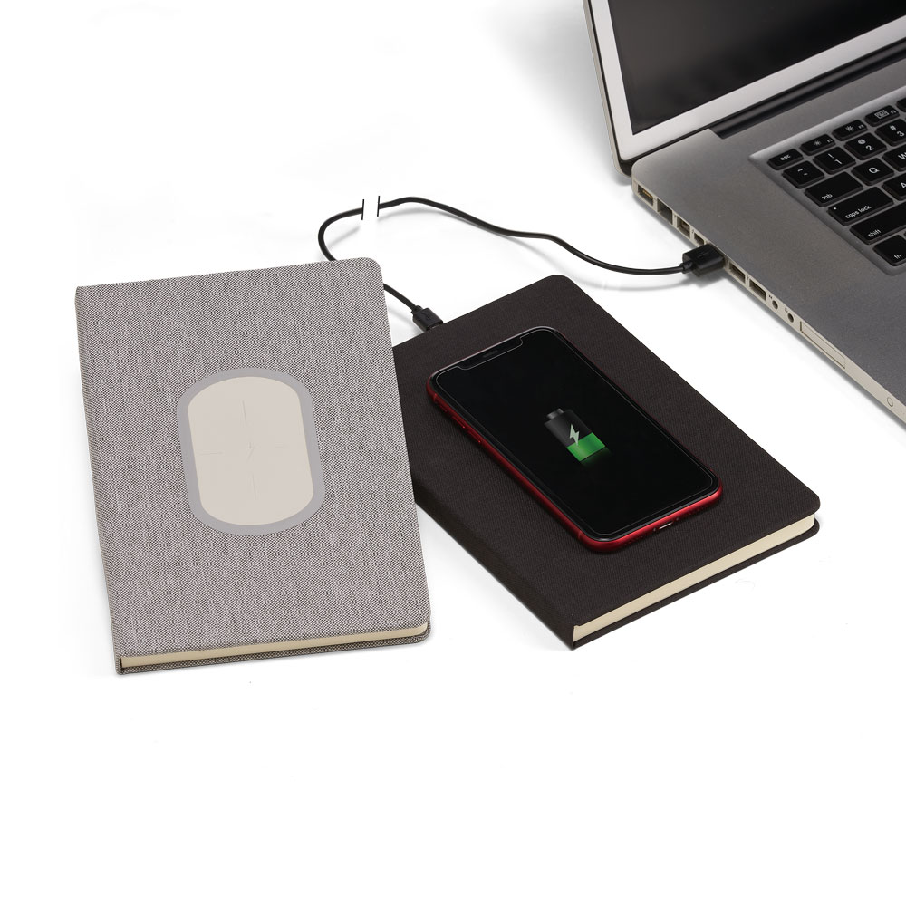 Caderno De Anotações Com Powerbank Indução Personalizado Caderno De Anotações Com Powerbank Indução Personalizado