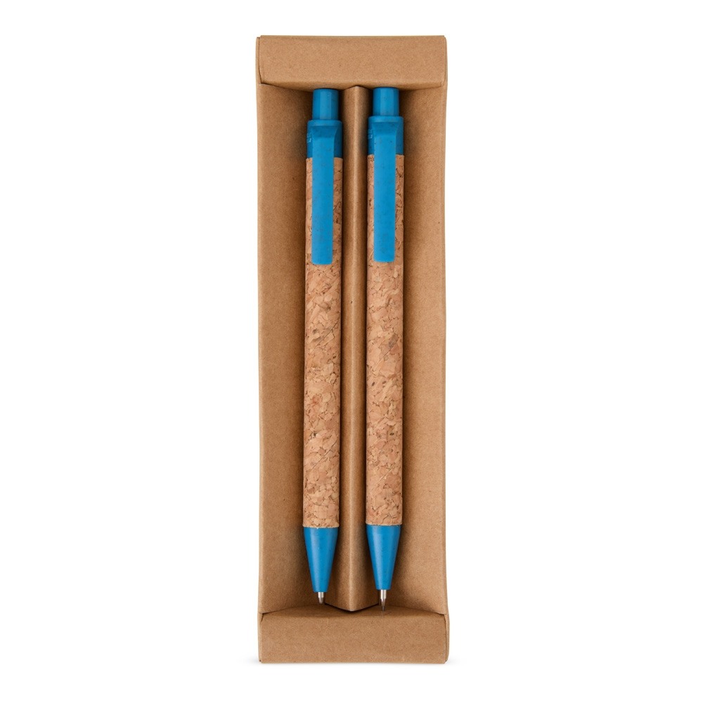 Kit Ecológico Caneta e Lapiseira Cortiça Personalizado Kit Ecológico Caneta e Lapiseira Cortiça Personalizado