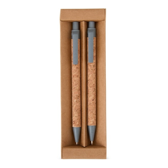 Kit Ecológico Caneta e Lapiseira Cortiça Personalizado Kit Ecológico Caneta e Lapiseira Cortiça Personalizado