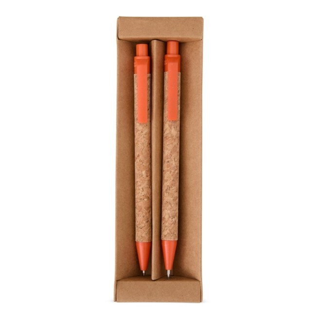 Kit Ecológico Caneta e Lapiseira Cortiça Personalizado Kit Ecológico Caneta e Lapiseira Cortiça Personalizado