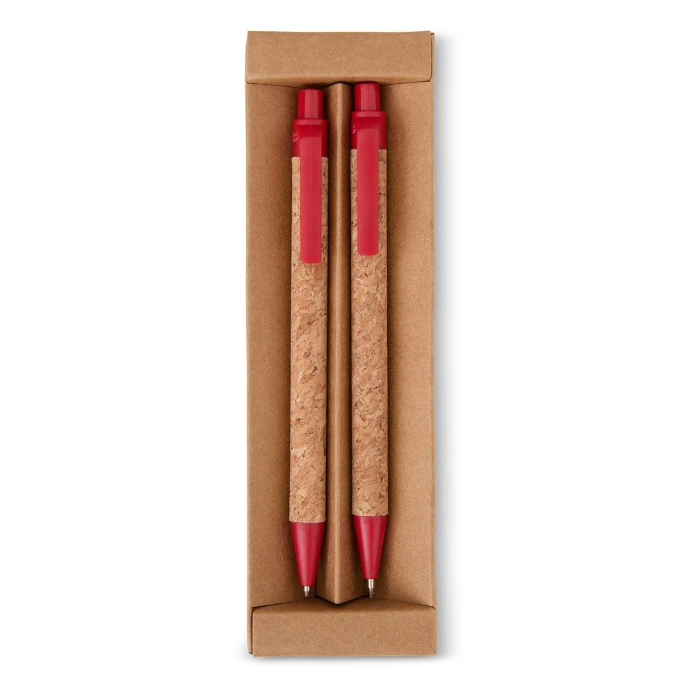 Kit Ecológico Caneta e Lapiseira Cortiça Personalizado Kit Ecológico Caneta e Lapiseira Cortiça Personalizado