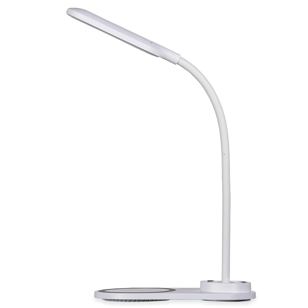 Luminária Plástica Articulável E Carregador De Indução Em Celulares Luminária Plástica Articulável E Carregador De Indução Em Celulares