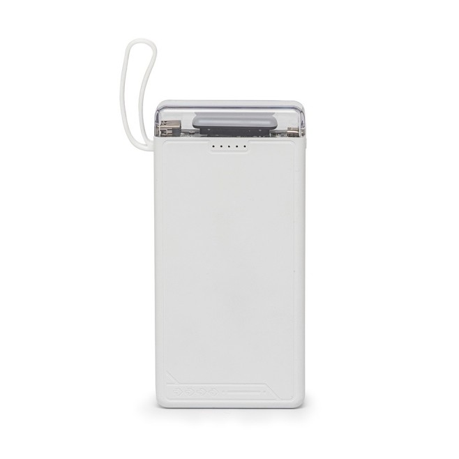 Power Bank 10.000mAh com Lanterna e Multissaídas Personalizado Power Bank 10.000mAh com Lanterna e Multissaídas Personalizado