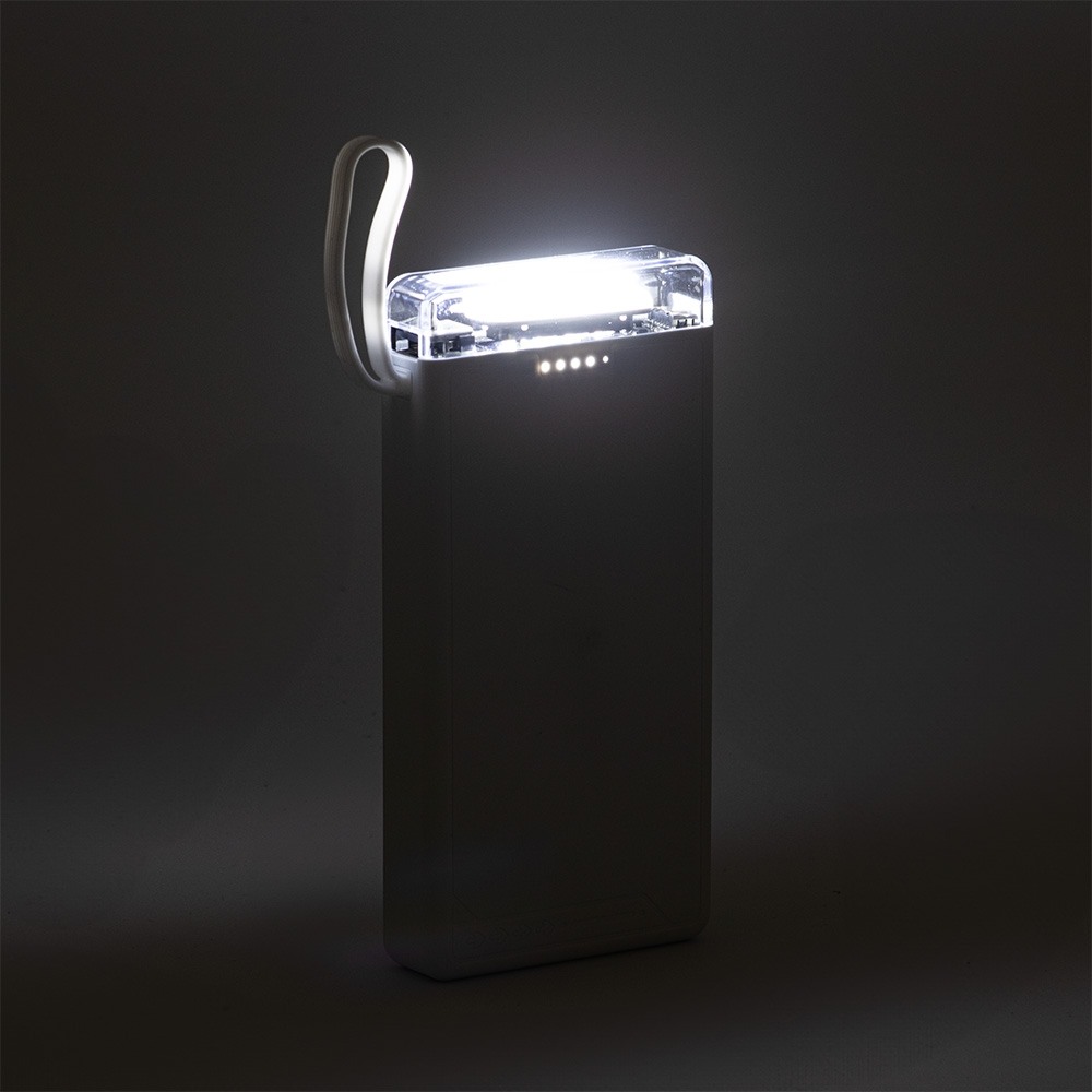 Power Bank 10.000mAh com Lanterna e Multissaídas Personalizado Power Bank 10.000mAh com Lanterna e Multissaídas Personalizado