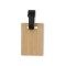 Tag Identificador de Bagagem em Bambu Personalizada