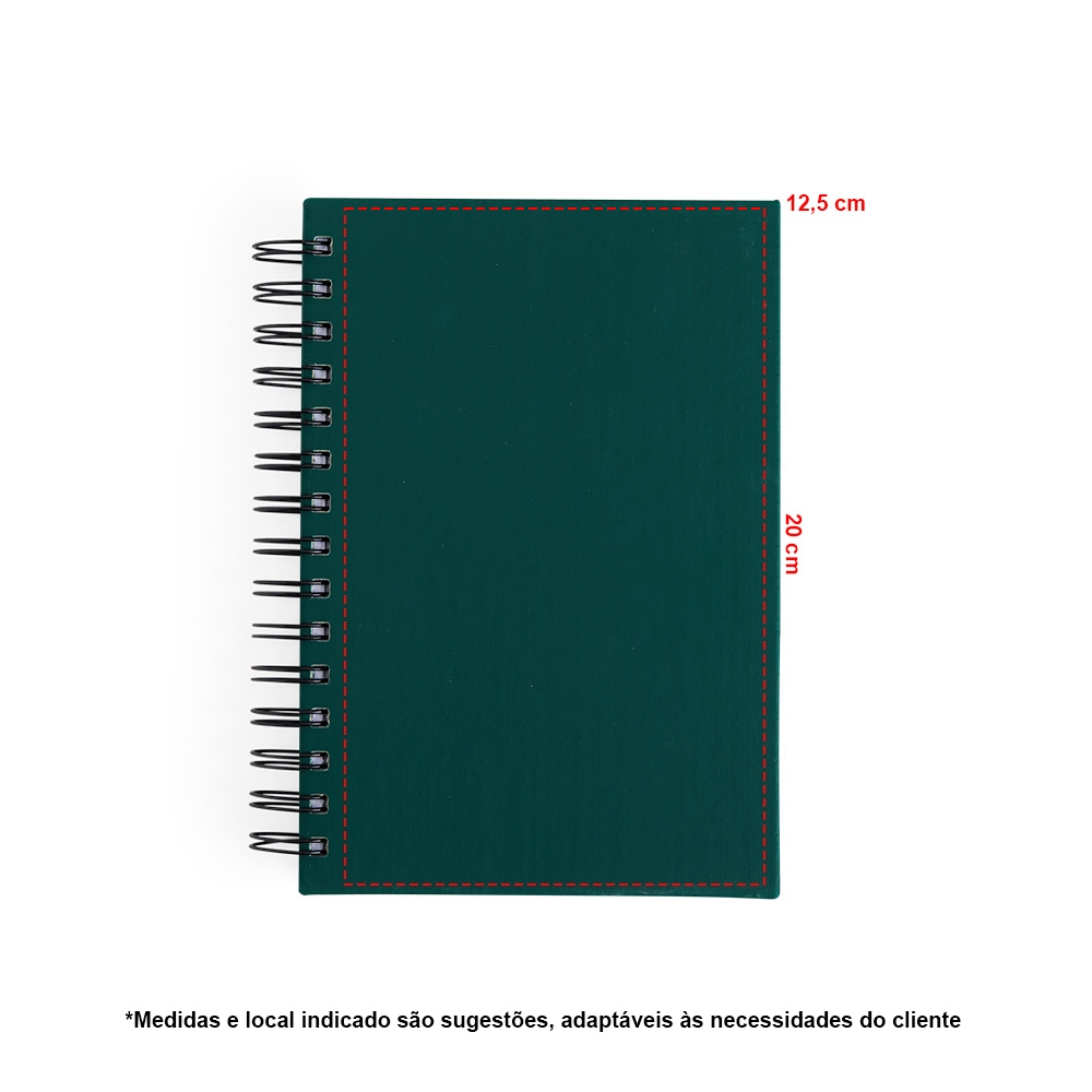 Agenda 2025 Emborrachada com Logo Personalizado Agenda 2025 Emborrachada com Logo Personalizado