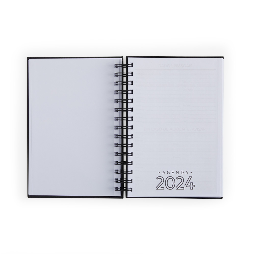 Agenda 2025 Emborrachada com Logo Personalizado Agenda 2025 Emborrachada com Logo Personalizado