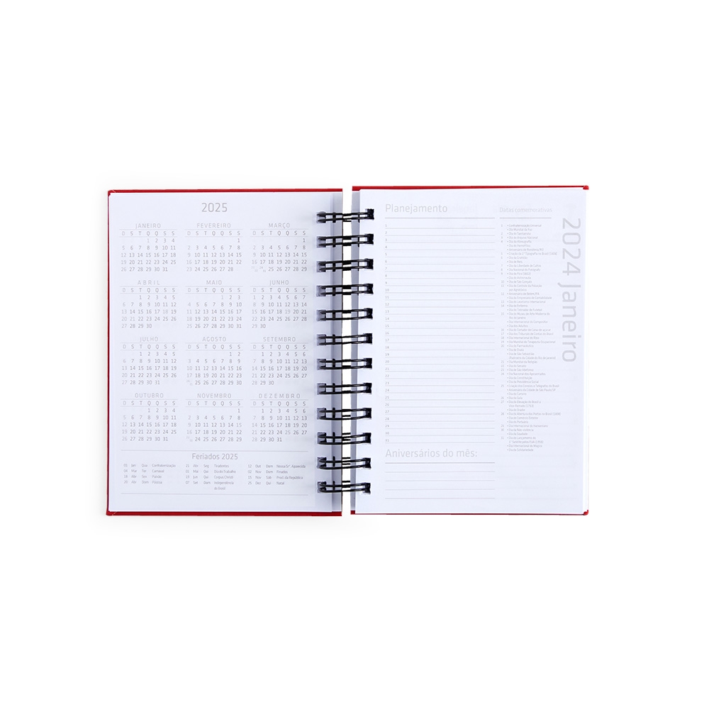 Agenda 2025 Emborrachada Personalizado para Brindes Agenda 2025 Emborrachada Personalizado para Brindes