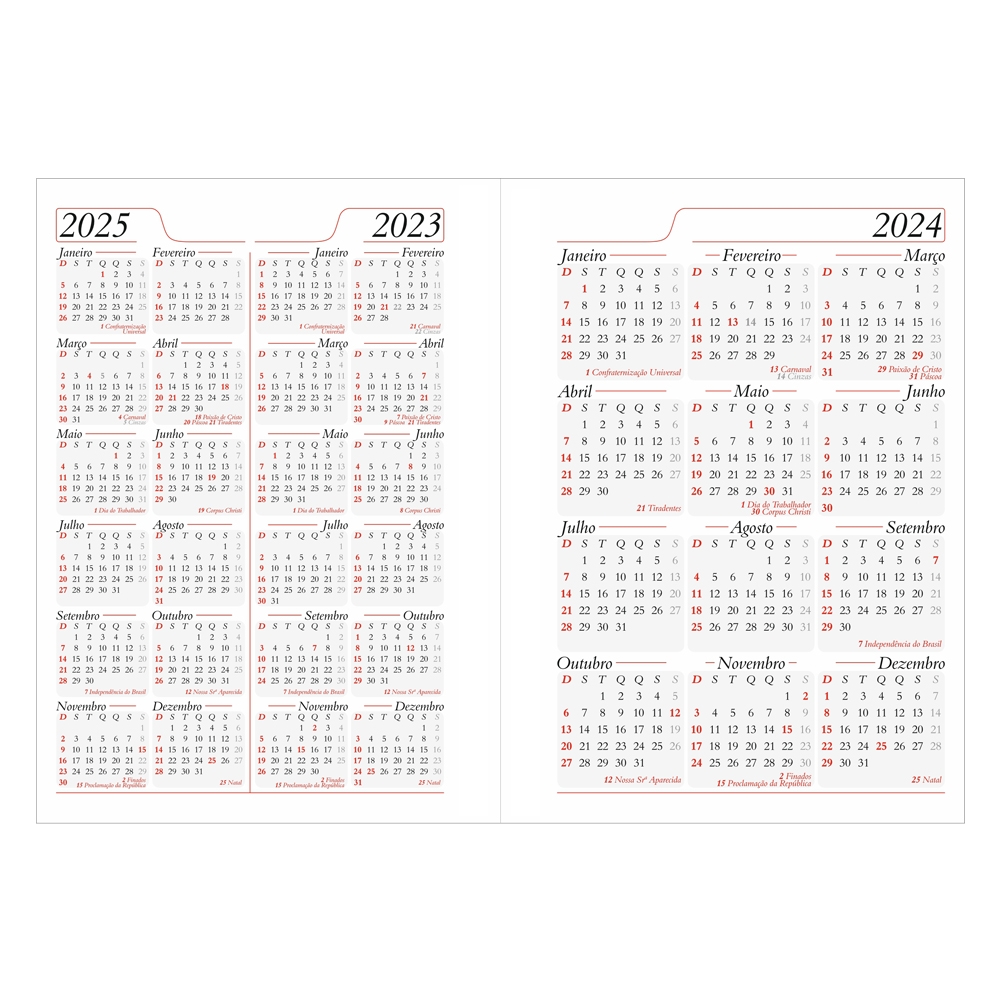 Agenda diária 2025 Personalizada com Logo