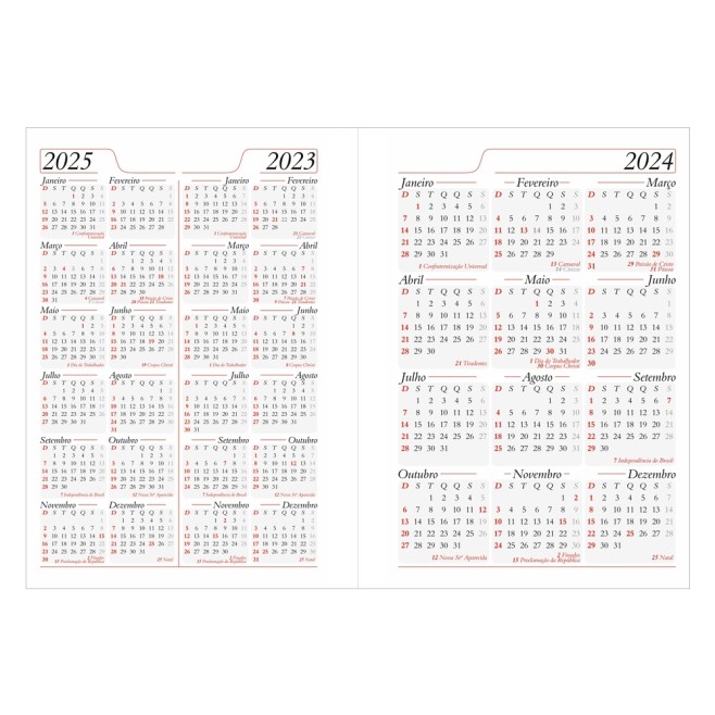 Agenda diária 2025 Personalizada com Logo