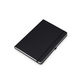 Caderneta Tipo Moleskine Pautadas Com Porta Caneta Personalizada
