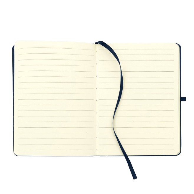 Caderneta Tipo Moleskine com Pauta Com Porta Caneta Personalizada