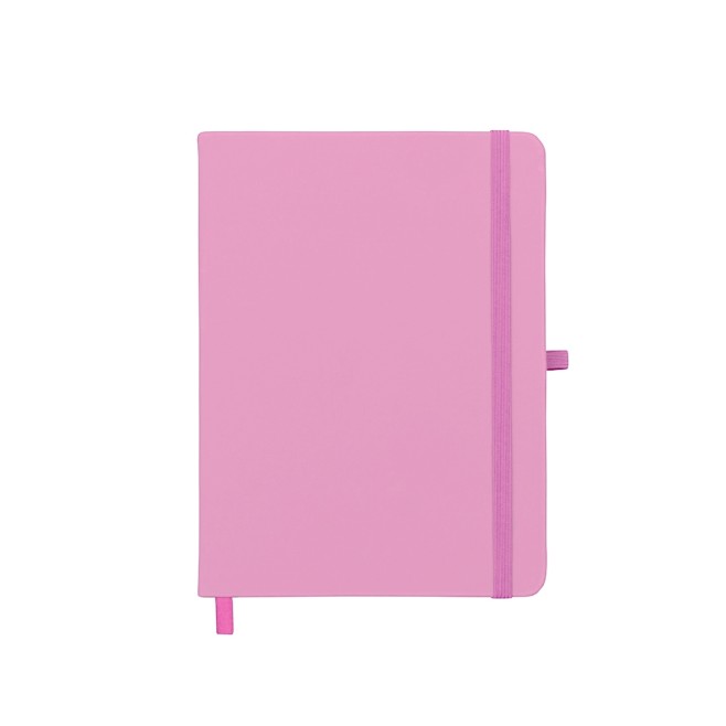 Caderneta Tipo Moleskine Sem Pauta Com Porta Caneta Personalizada