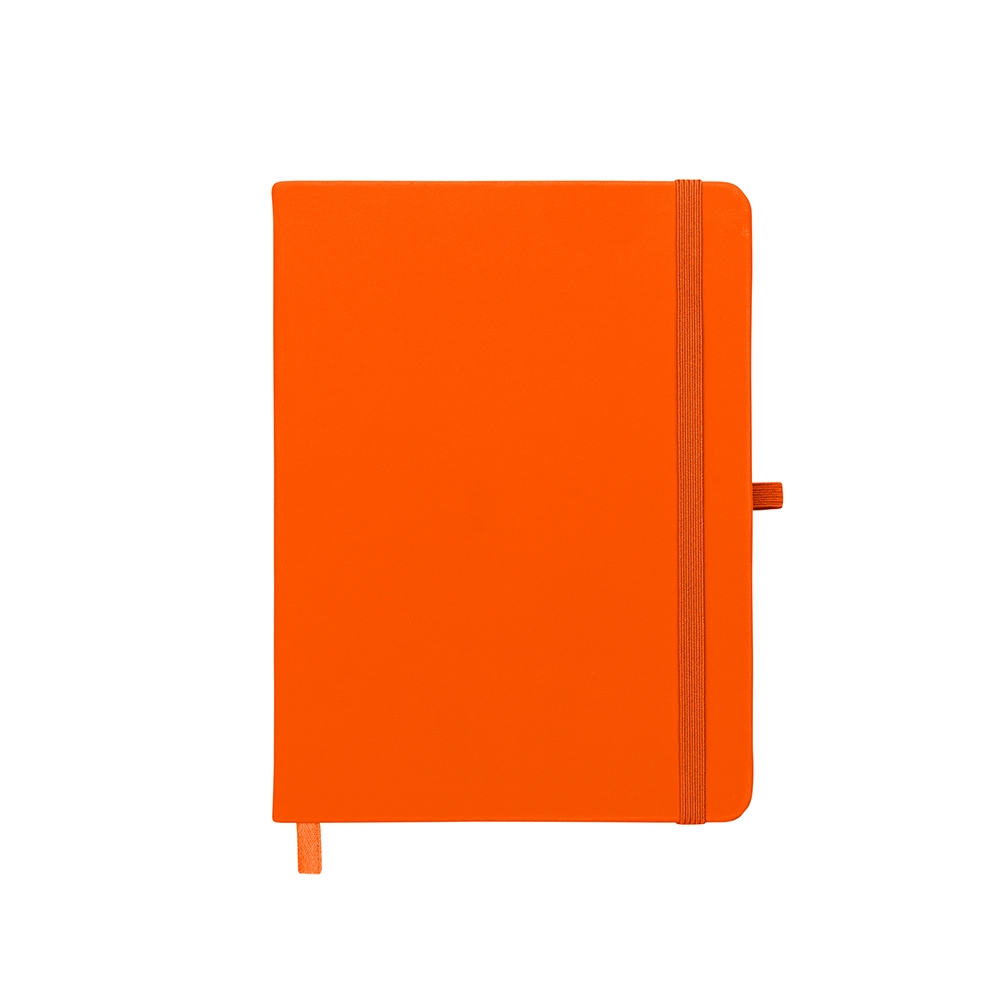 Caderneta Tipo Moleskine Sem Pauta Com Porta Caneta Personalizada