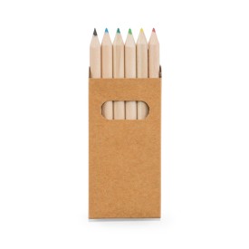 Caixa Com 6 Mini Lápis De Cor Personalizado