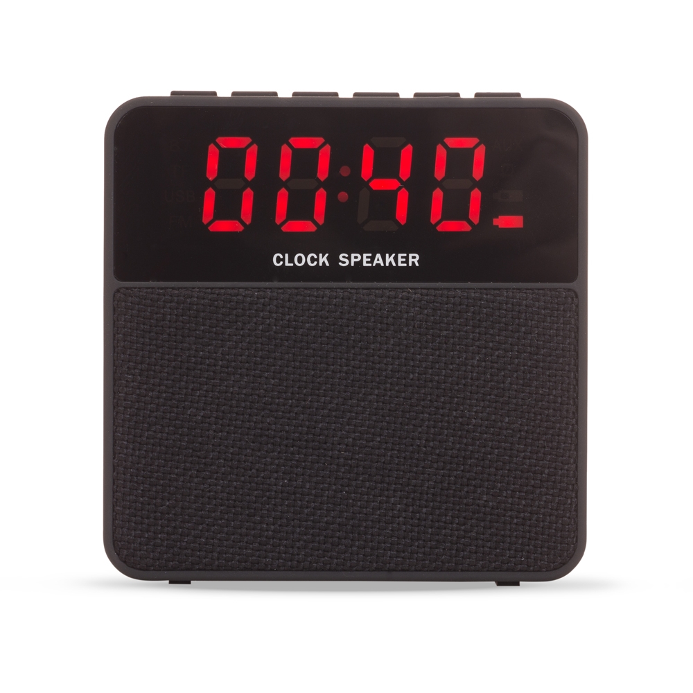 Caixa De Som Bluetooth Com Relógio Digital Personalizada Caixa De Som Bluetooth Com Relógio Digital Personalizada