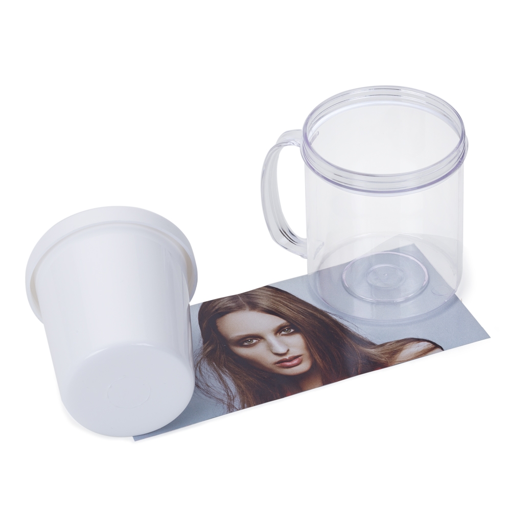 Caneca 350Ml Porta Foto Com Logo Caneca 350Ml Porta Foto Com Logo