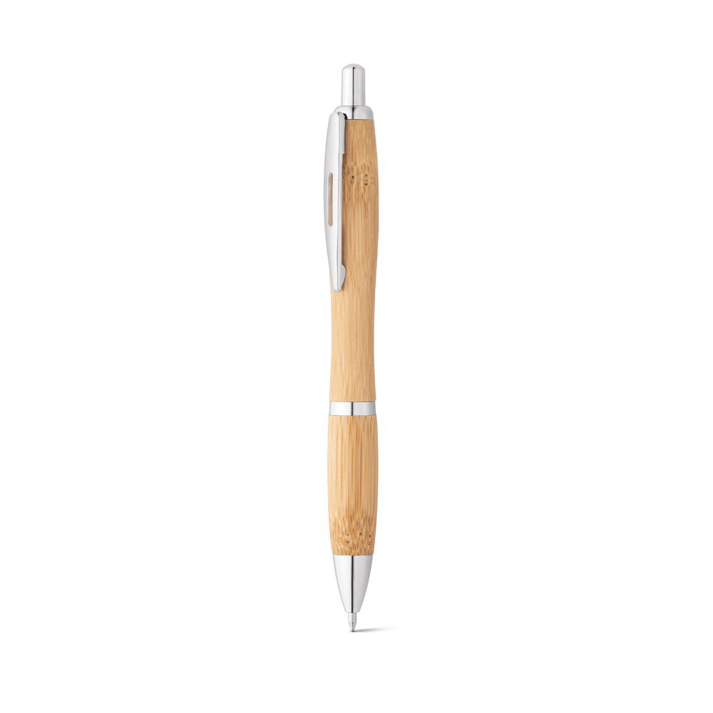 Caneta De Bambu Personalizada Com Logo