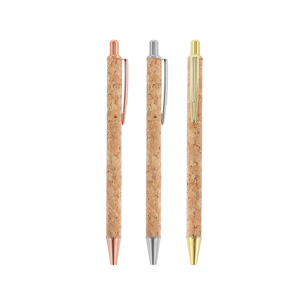 Caneta de Cortiça e Fibra de Trigo Personalizada Caneta de Cortiça e Fibra de Trigo Personalizada