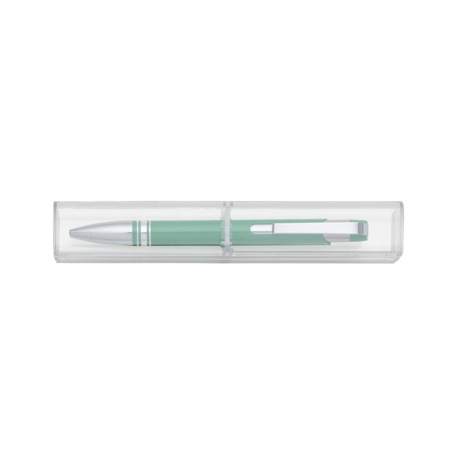 Caneta Semimetal Com Tubo Personalizada
