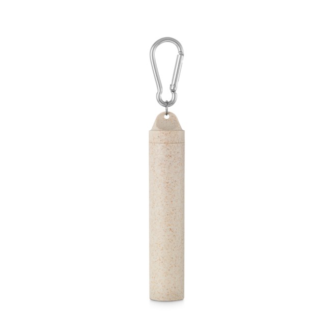 Conjunto De Canudo Telescópico De Fibra De Bambu Personalizado Conjunto De Canudo Telescópico De Fibra De Bambu Personalizado