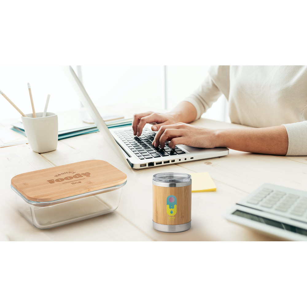 Copo Em Bambu E Inox 350Ml Personalizado Copo Em Bambu E Inox 350Ml Personalizado