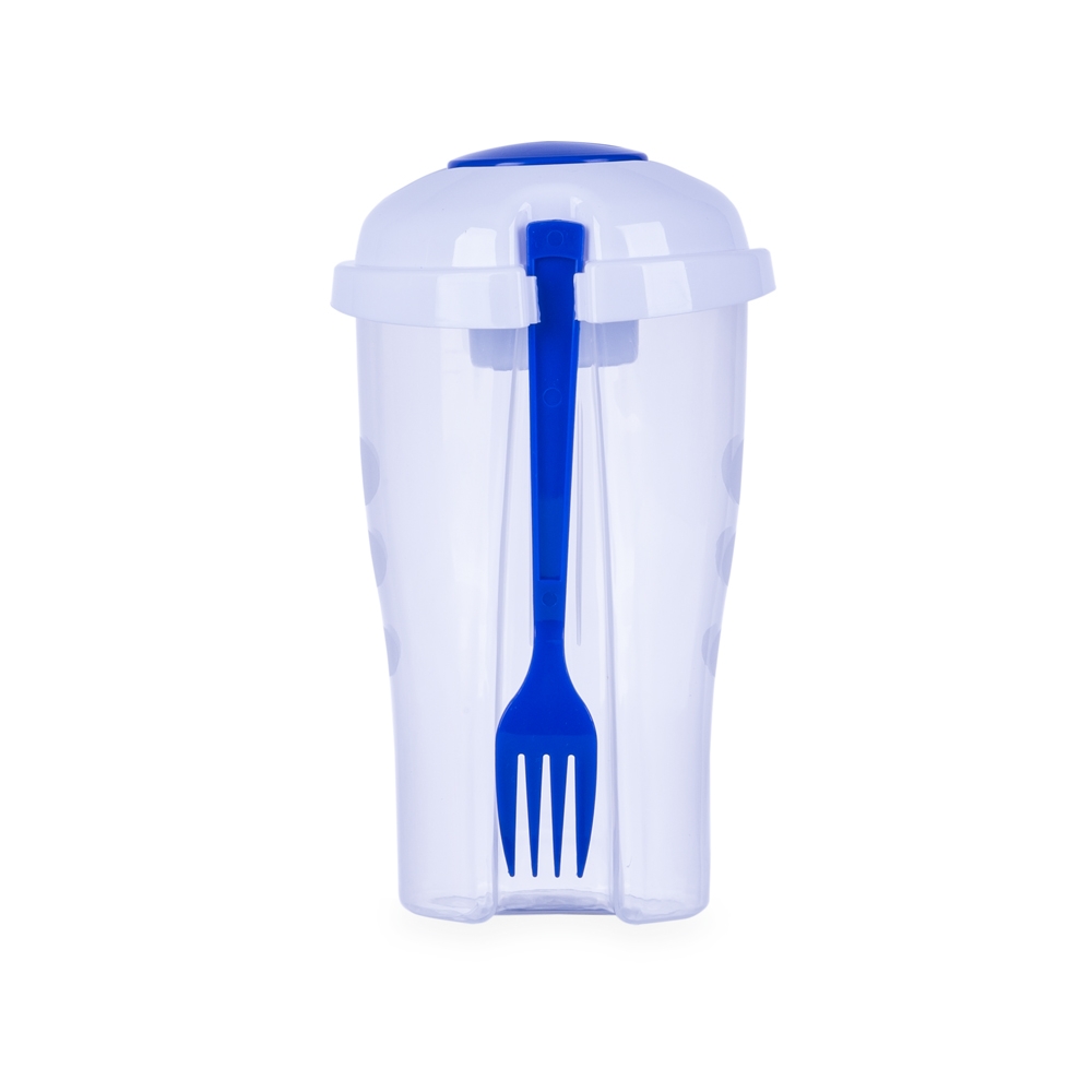 Copo Salada Com Garfo E Suporte Para Molho Personalizado Copo Salada Com Garfo E Suporte Para Molho Personalizado