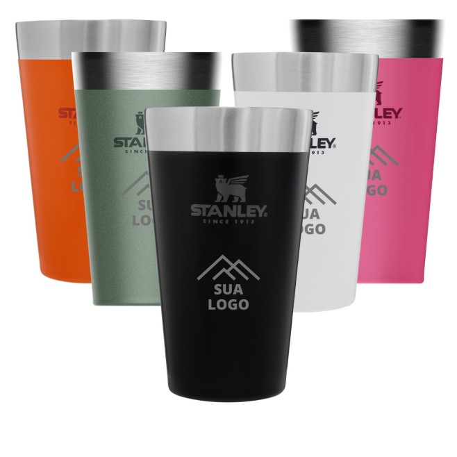 Copo Térmico Stanley Original Sem Tampa 473ml Personalizado Copo Térmico Stanley Original Sem Tampa 473ml Personalizado