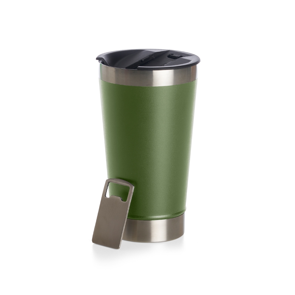 Copo Térmico 500Ml Com Abridor Para Brinde Copo Térmico 500Ml Com Abridor Para Brinde