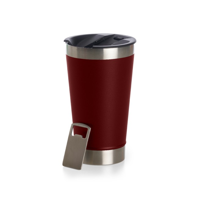 Copo Térmico 500Ml Com Abridor Para Brinde Copo Térmico 500Ml Com Abridor Para Brinde