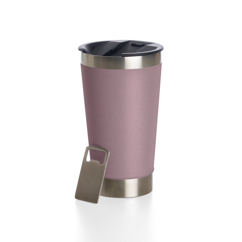 Copo Térmico 500Ml Com Abridor Para Brinde Copo Térmico 500Ml Com Abridor Para Brinde