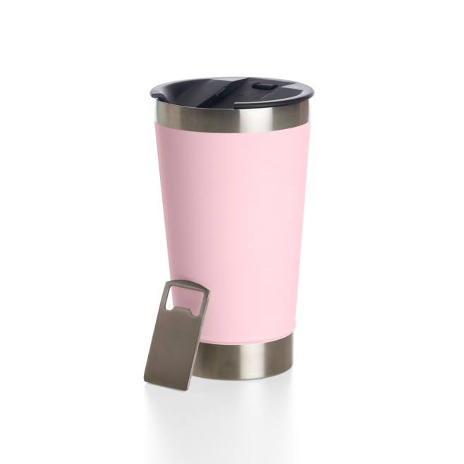 Copo Térmico 500Ml Com Abridor Para Brinde Copo Térmico 500Ml Com Abridor Para Brinde
