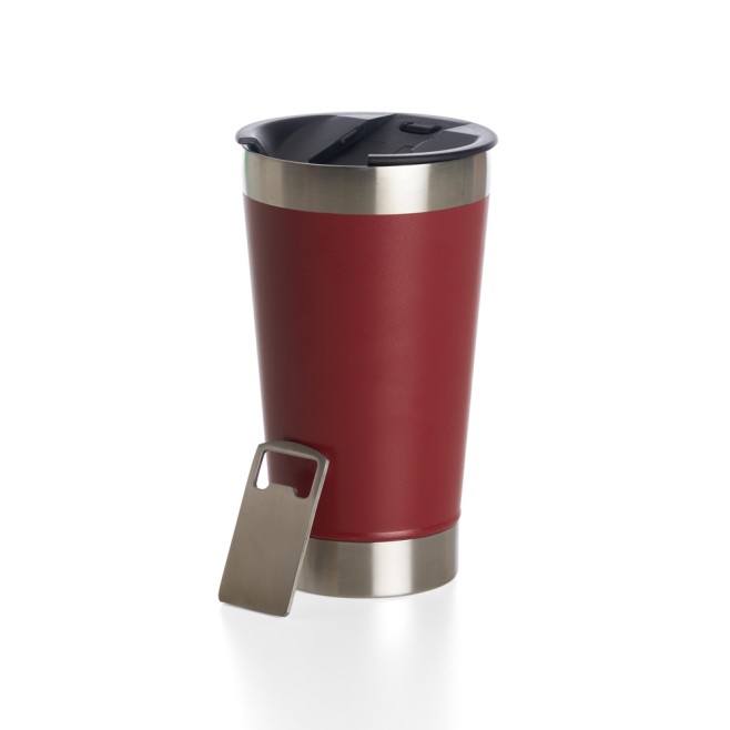 Copo Térmico 500Ml Com Abridor Para Brinde Copo Térmico 500Ml Com Abridor Para Brinde