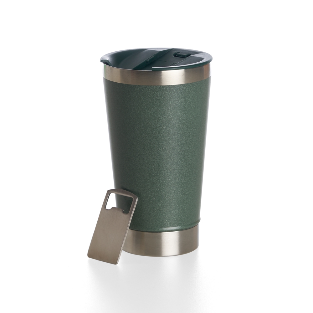 Copo Térmico 500Ml Com Abridor Para Brinde Copo Térmico 500Ml Com Abridor Para Brinde