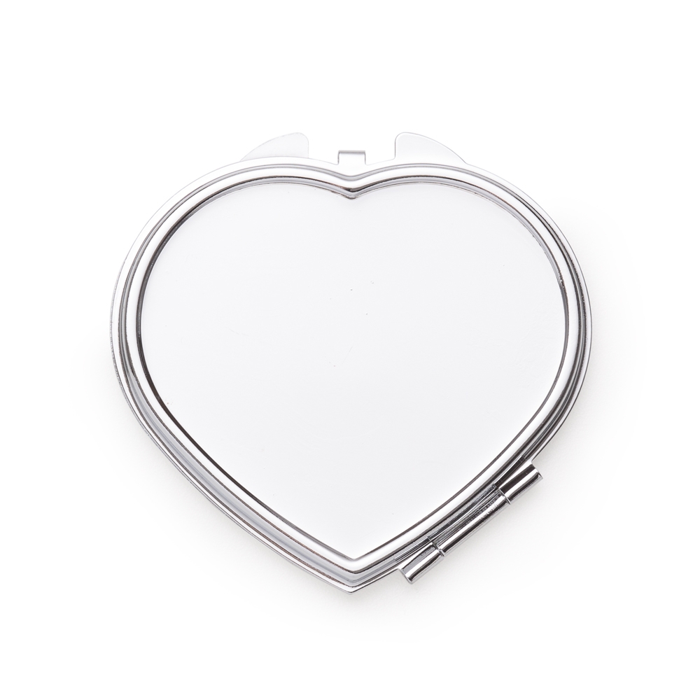 Espelho Metal Coração Com Aumento Personalizado Espelho Metal Coração Com Aumento Personalizado