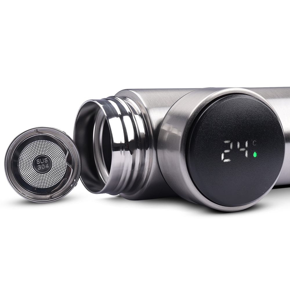 Garrafa Inox 500 Ml Com Display Led Personalizada Garrafa Inox 500 Ml Com Display Led Personalizada