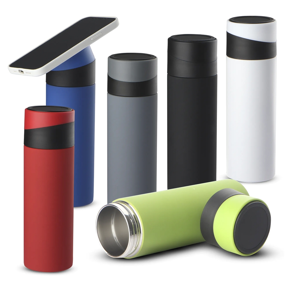 Garrafa Térmica Apoio Para Celular 400Ml Personalizada Garrafa Térmica Apoio Para Celular 400Ml Personalizada