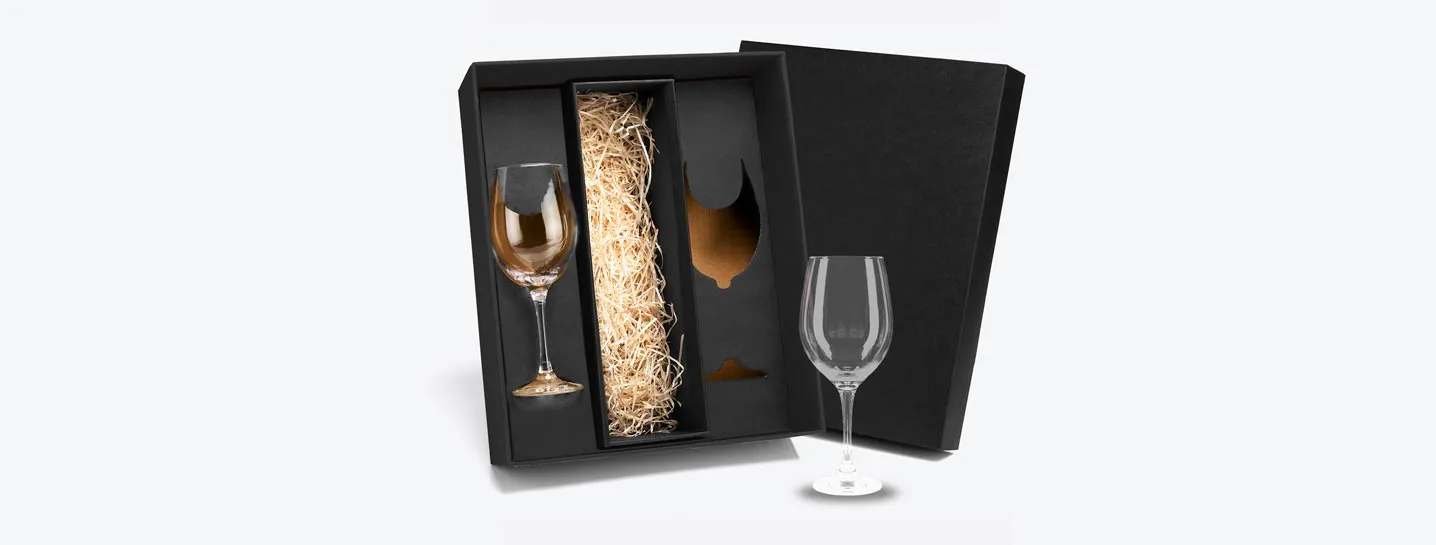Jogo De Taças De Vidro Para Vinho 490 Ml Personalizado