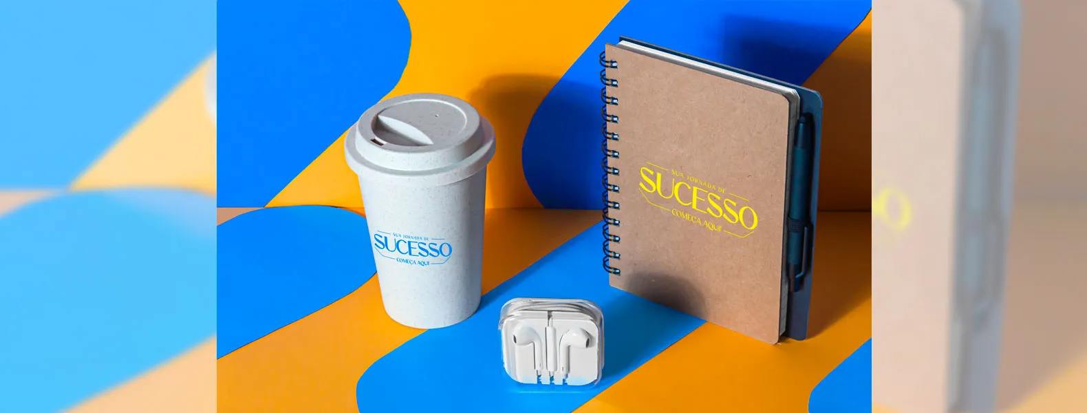Kit Boas Vindas com Logo Personalizado 