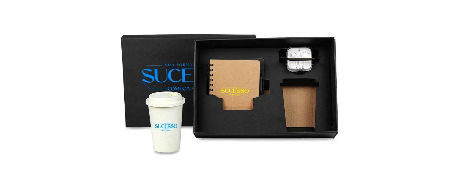 Kit Boas Vindas com Logo Personalizado 