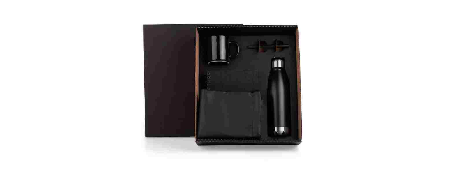 Kit Caderno Com Acessórios Promocional com Logo