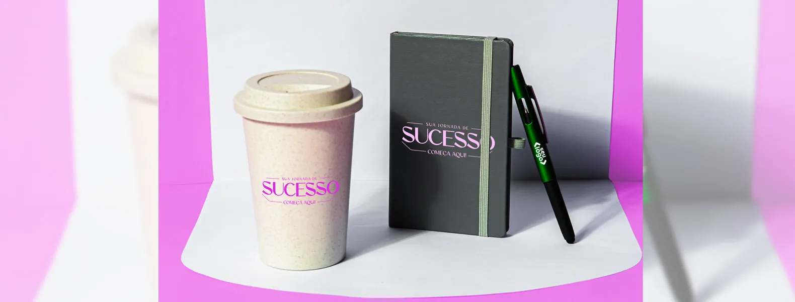 Kit Caderno e Acessórios Promocional para Brindes