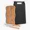 Kit Churrasco em Bambu com Tábua Retangular Personalizada