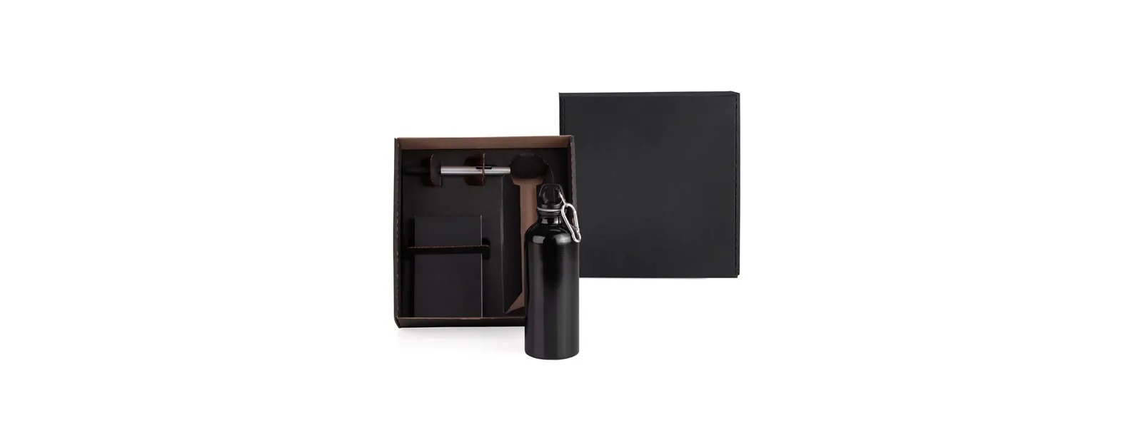 Kit Com Squeeze, Caneta e Bloco Personalizado com Logo