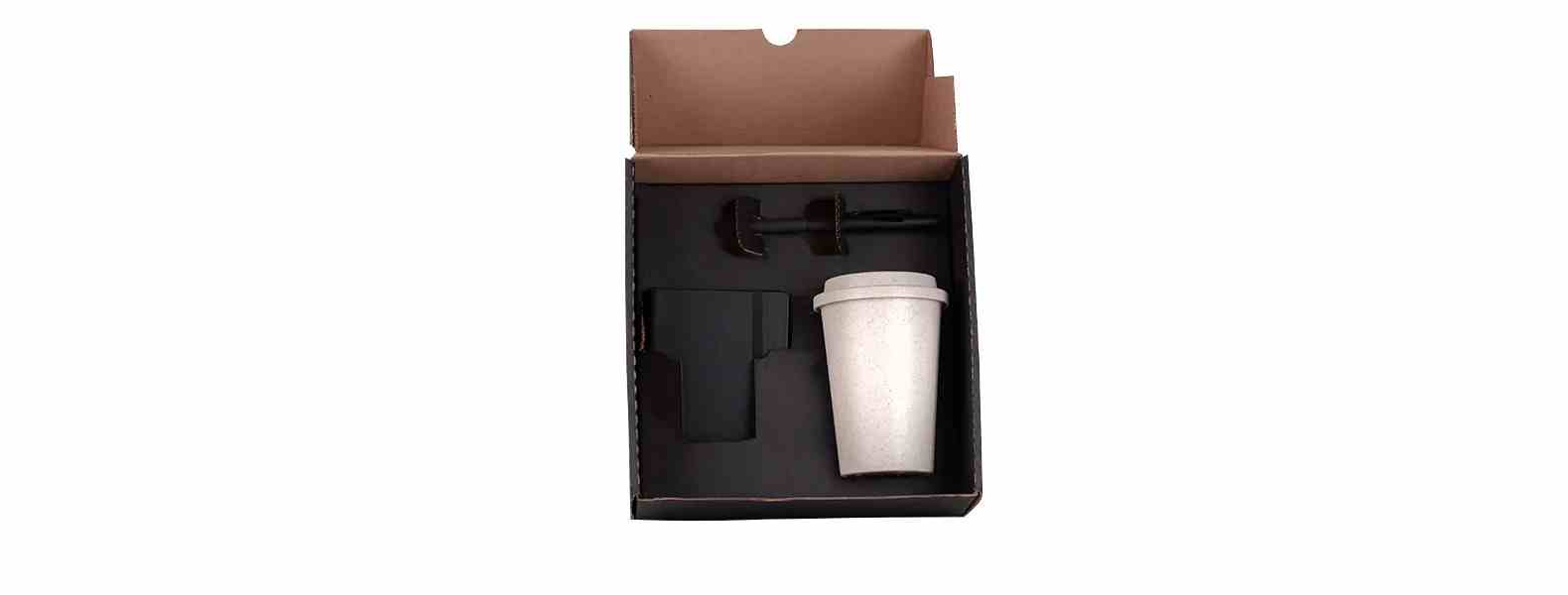 Kit Copo, Caneta E Caderneta Personalizado 