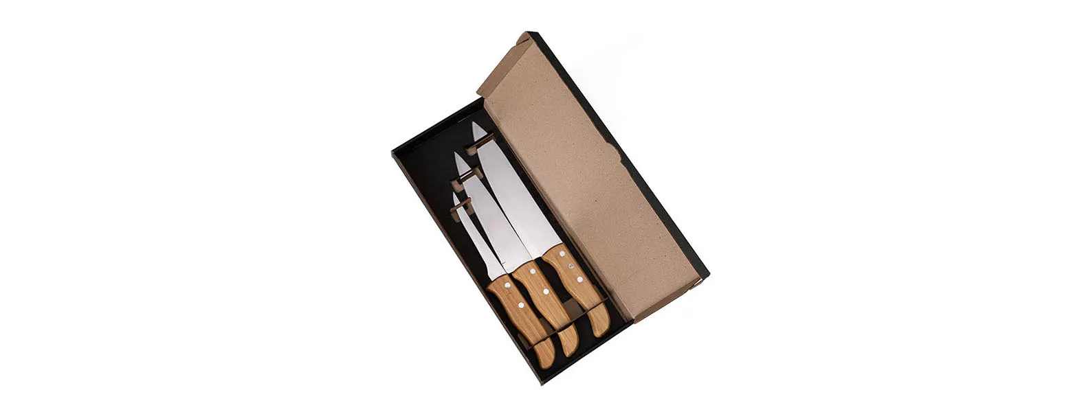 Kit Facas 3 Peças com Logo para Brindes