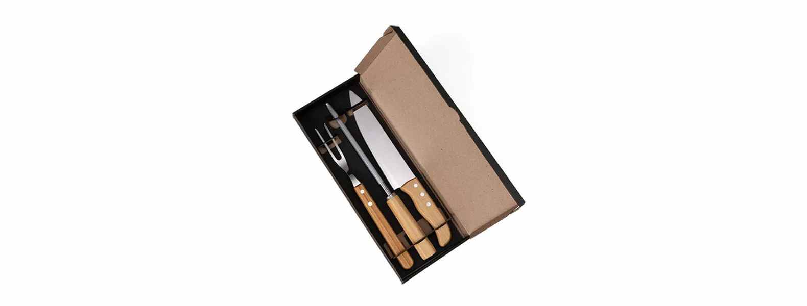 Kit Facas 3 Peças com Logo