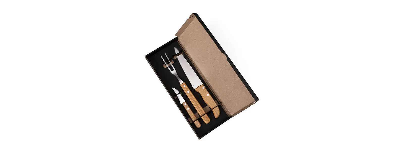 Kit Facas 3 Peças Personalizada com Logo
