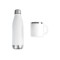 Kit Garrafa e Caneca Branca Personalizado