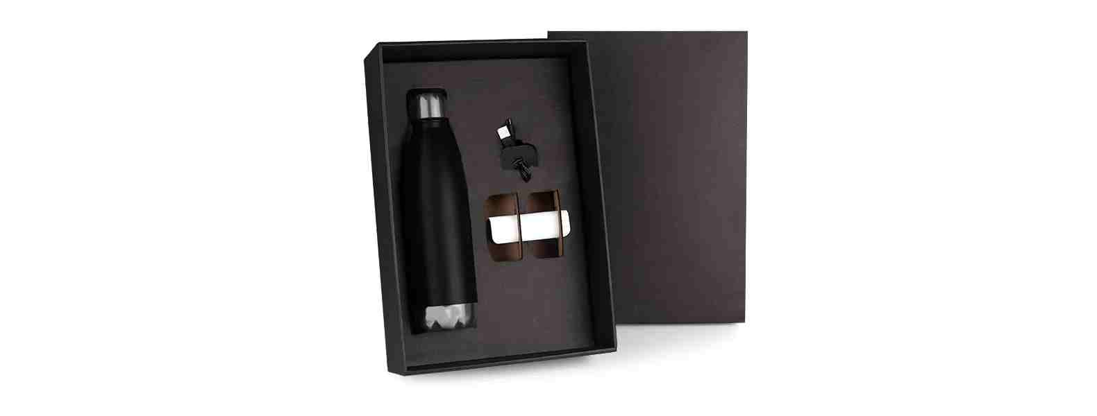 Kit Garrafa e Carregador Portátil Personalizado 